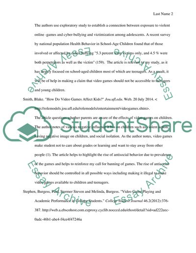 Annotated Bibliography on Policy Argument