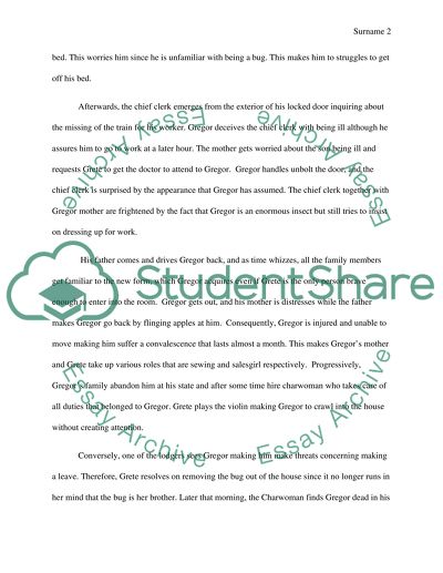 Discuss Symbolism in the Metamorphosis