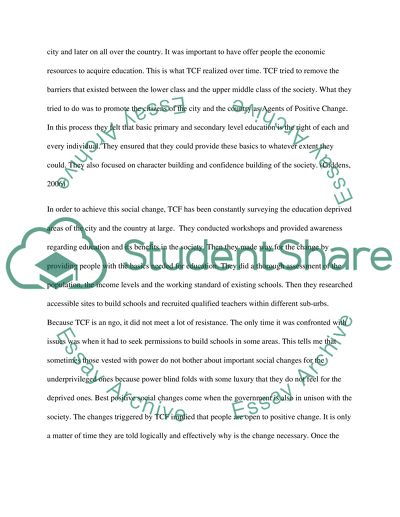 Thinking Personally about Social Change