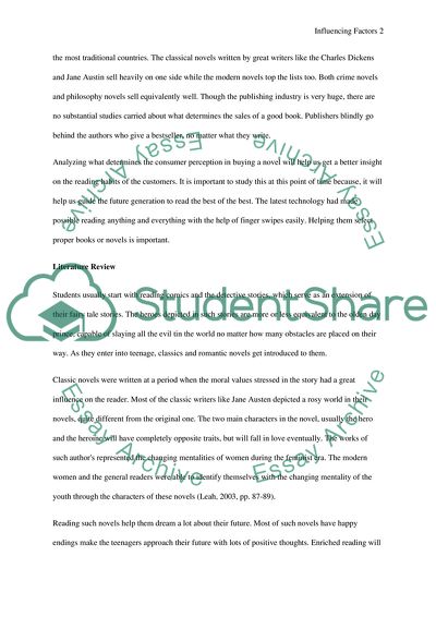 How do people consume novels How does it affect the purchase decision