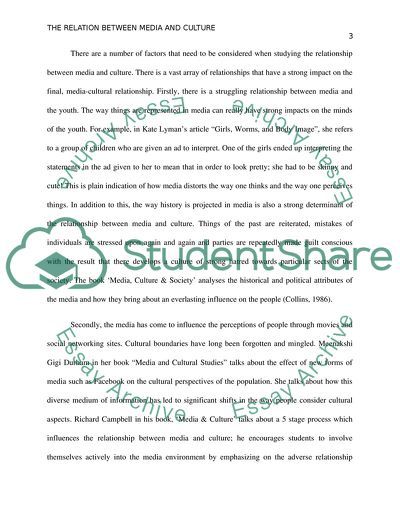 The Relation between Media and Culture