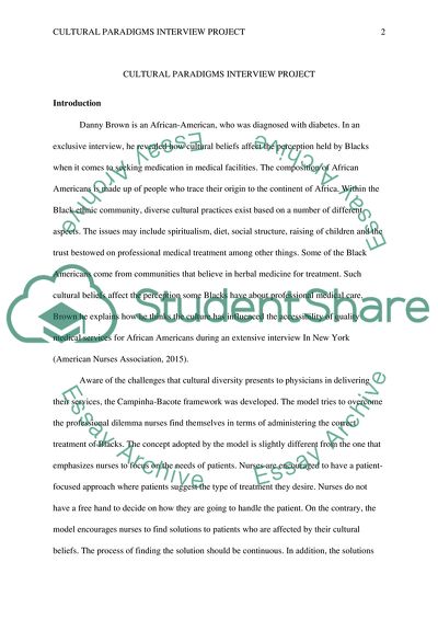 The Impact of Cultural Beliefs on the Accessibility of Medical Services for African Americans