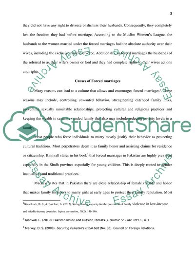 Forced Marriages in the Islamic States