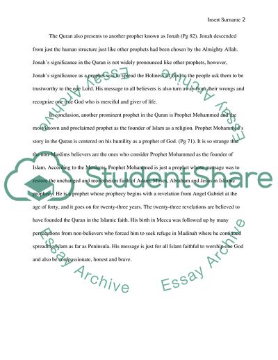 Stories of Prophets in the Quran