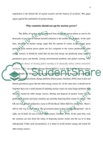 The Exploitation of Nuclear Energy and Energy Conservation Theory