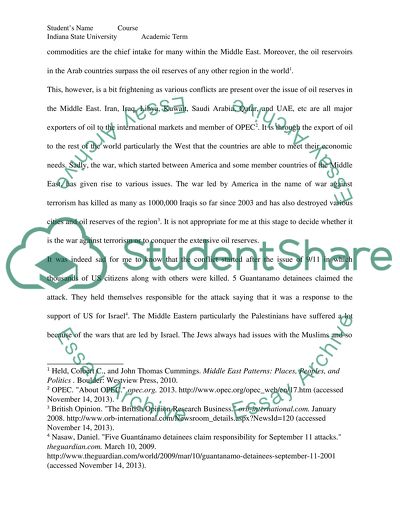 Environment, Culture, and Political Issues of the Middle East