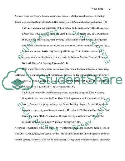 Culinary History of Georgia