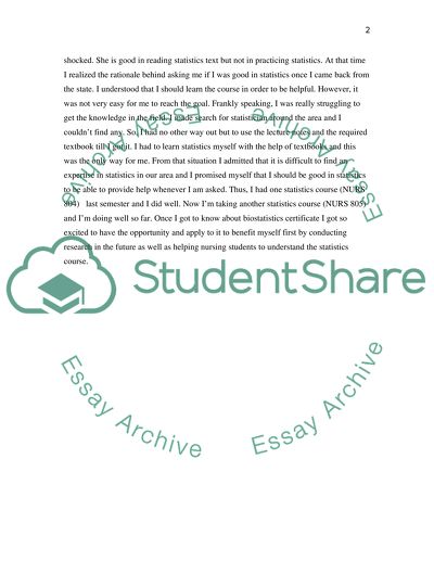 Personal statement