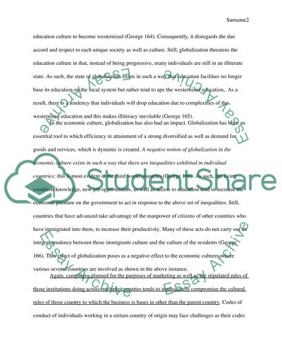 Does globalization threaten cultural diversity