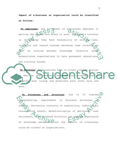 WTS Migration Plan To Develop E-Business Capability