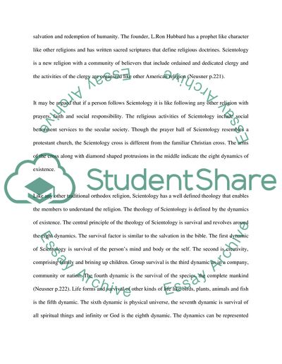 Knowledge in Scientology as an Alternative to Religious Faith