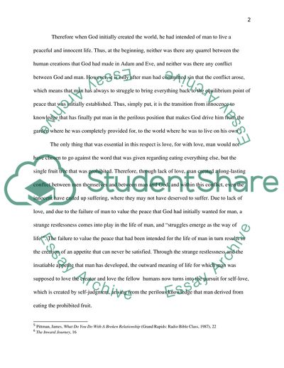 Exegetical Paper on Biblical Love and Peace