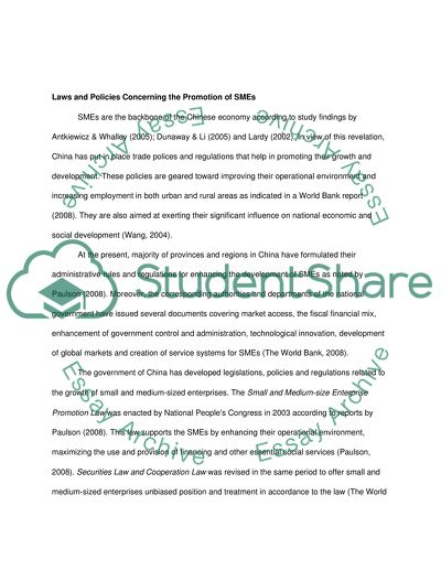 The Management of Small and Medium Enterprises