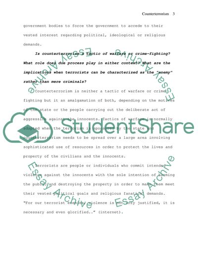 General Motives Among Terrorists