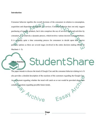 Consumer Behavior Involved With the Product