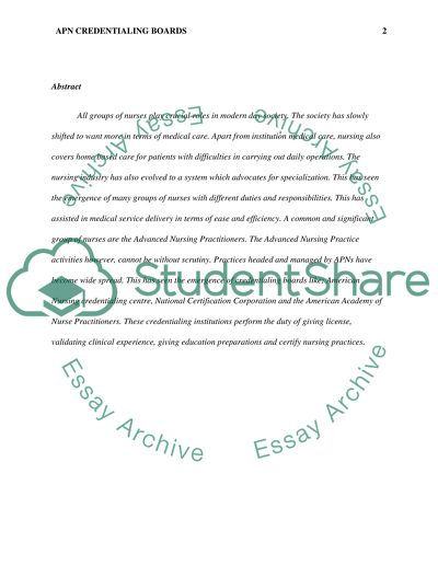 APN credentialing boards