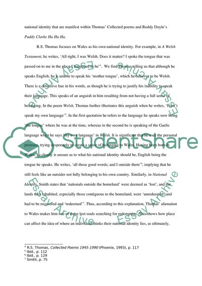 How Are Questions of Language, Place and National Identity Inter-Related in Literary Texts