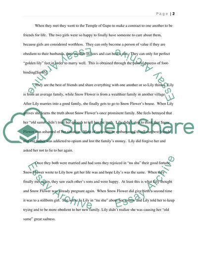 Snow Flower and the Secret Fan