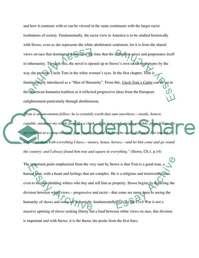 The Narrative of the Life of Frederick Douglass and Uncle Toms Cabin