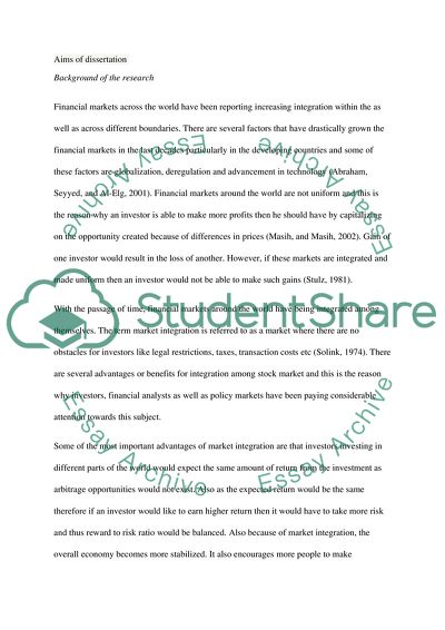 Integration of Kuwait Stock Market into the Global Market - Problems, Challenges, and Opportunities