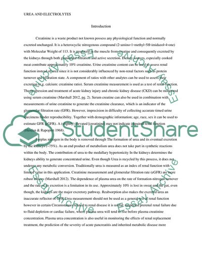 Measuring Metabolites in Plasma Samples by Flame Photometry and Spectrophotometry