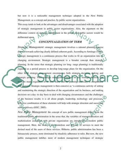 Tools and Concepts of Strategic Management