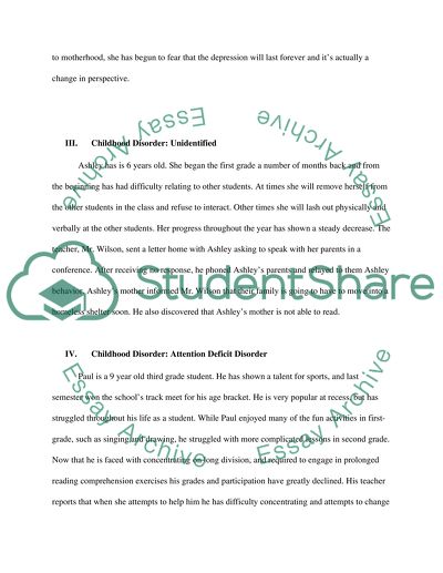 Mood Disorder - Manic Depression, Post-Partum Depression