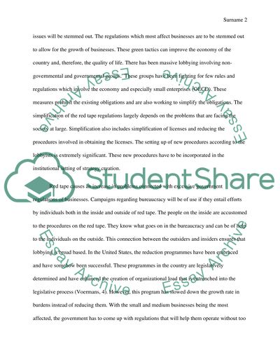 Lobbying and Legislative Red Tape Impacting Reform