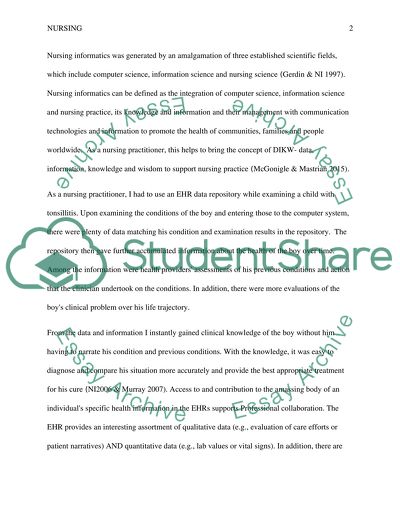 Transformation from Data to information