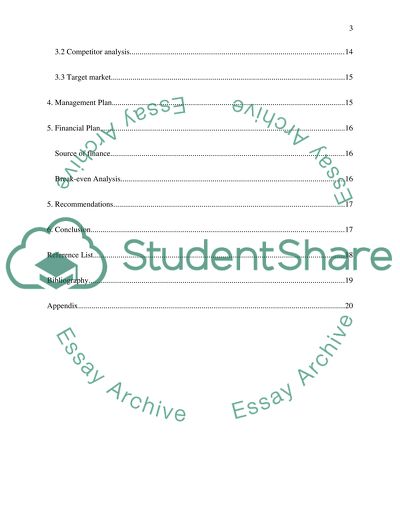 Business Plan for Kings Cross Delite