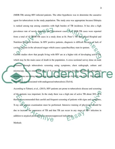 Active Tuberculosis Case Finding and Detection of Drug Resistance