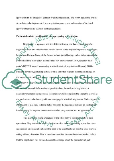 Introduction to Negotiation