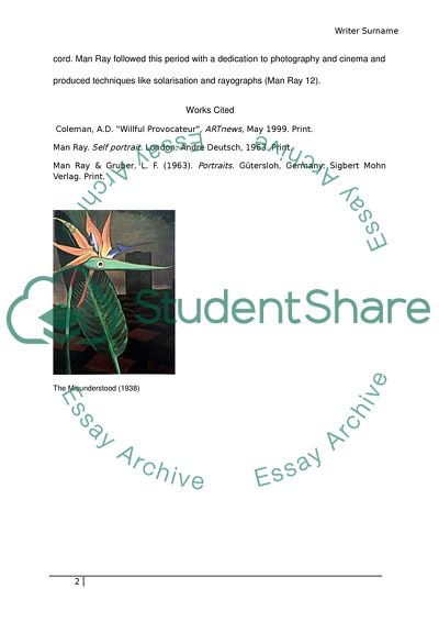 Research on Five Artists