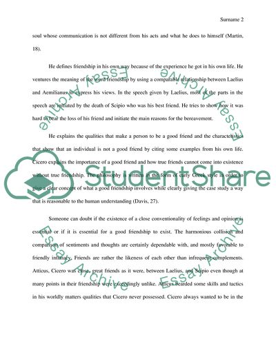 What Would Cicero Say