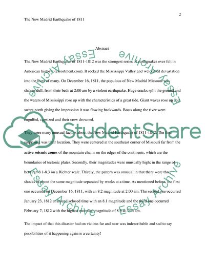 The New Madrid Earthquakes