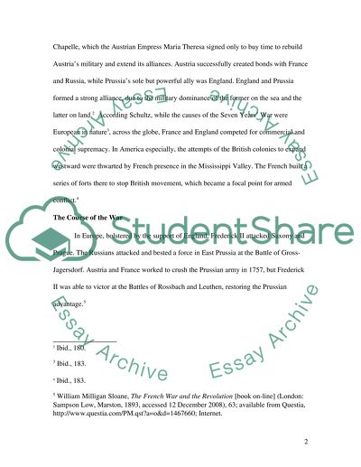 Englands Seven Years War