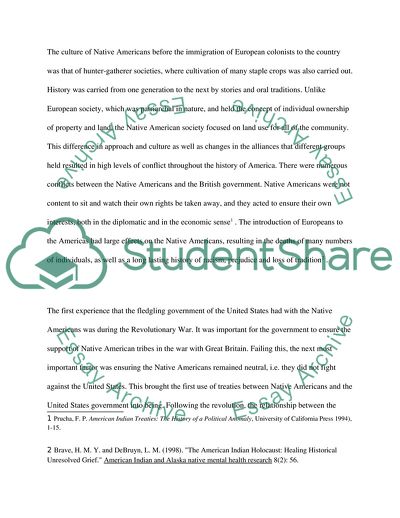 The Impact of the Native Americans Can Still Be Felt in Todays Society