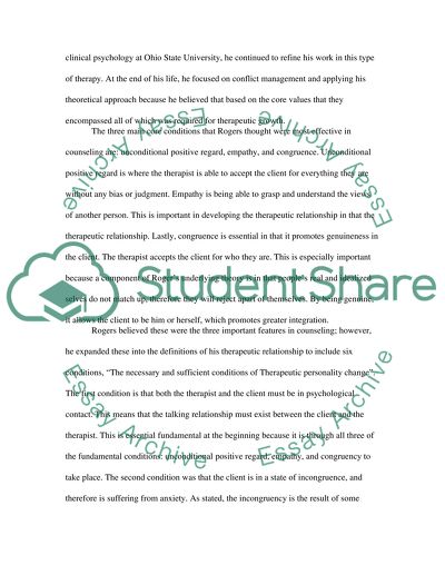 The Core Conditions Associated