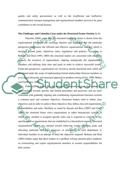 Leadership Frames Analysis