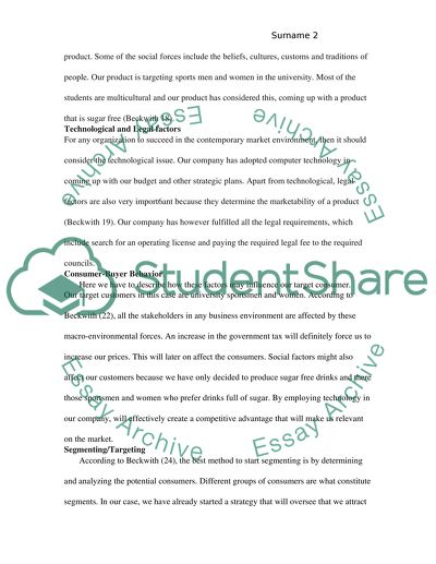 Marketing Environment Factors of a Company