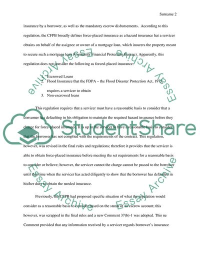 Consumer Financial Protection Bureau: Real Estate Settlement Procedure Act Regulation