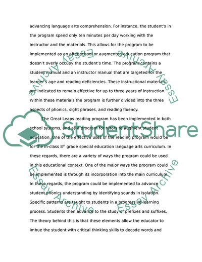 Commercial Reading Programs