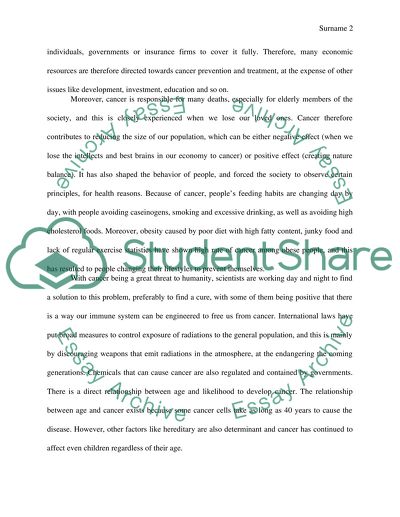 Pathophysiology of Cancer