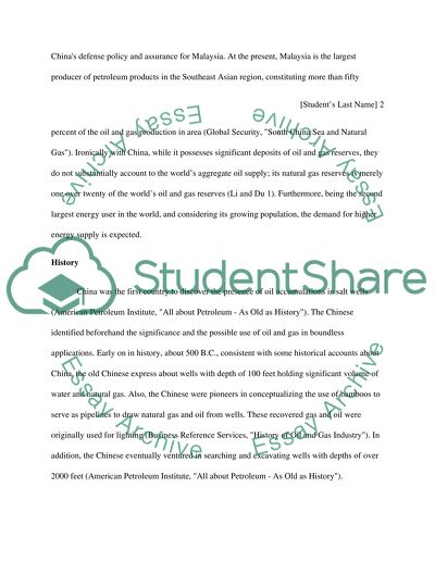 History of oil and gas in China