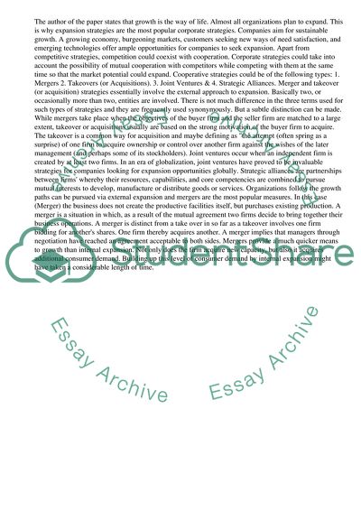 Business Policy and Strategic Management