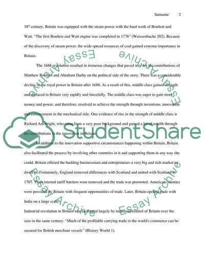 Why Was There Widespread Innovation in Britain in the Eighteenth Century