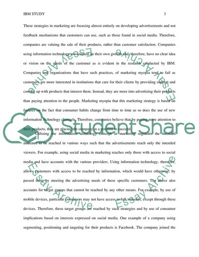 IBM Marketing Strategies Analysis