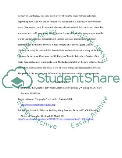 Bonnie Raitt and the Boom Generation