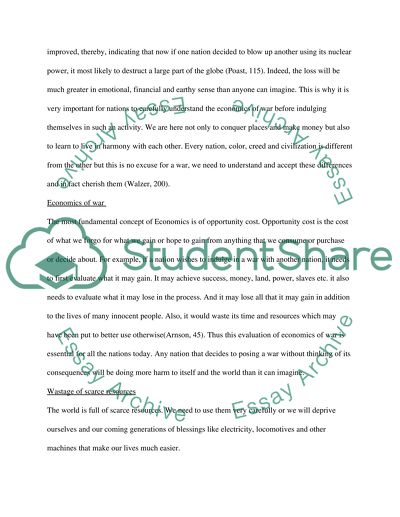 The Economics of War