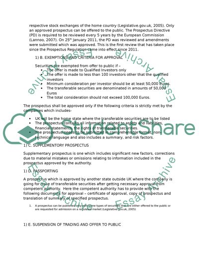 Prospectus Regulation as a Tool for Investors